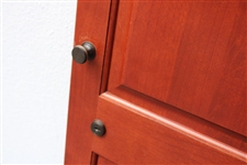 Mickey Wright's Original World Golf Hall of Fame Cherry Wood Locker Door #27