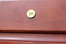 Tom Morris Jr.'s Original World Golf Hall of Fame Cherry Wood Locker Door #20