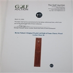Byron Nelson's Original World Golf Hall of Fame Cherry Wood Locker Door #6