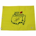Hideki Matsuyama Signed 2021 Masters Embroidered Flag PSA #AL67355