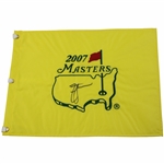Zach Johnson Signed 2007 Masters Embroidered Flag JSA ALOA