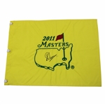 Charl Schwartzel Signed 2011 Masters Embroidered Flag JSA ALOA