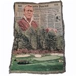 Large Arnold Palmer Beats Player & Finsterwald in Masters Playoff Throw Blanket