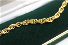 Augusta National Golf Club 10k Gold Charm Bracelet w/Velvet Box
