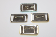 Four (4) Masters Tournament Clubhouse & Trophy Room Badges - 1987, 1992, 1993 & 1996