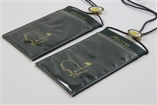 Two (2) Masters Tournament Logo Dk Green Lanyards - Used