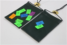 Two (2) Masters Tournament Logo Dk Green Lanyards - Used
