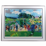 Jack Nicklaus at The Masters Serigraph Signed by Artist LeRoy Neiman - Framed JSA ALOA