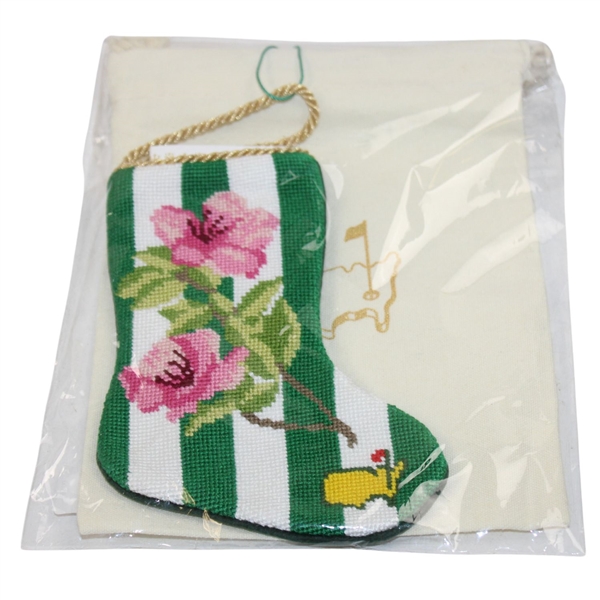 2024 Masters Tournament Logo Berckmans Place Azalea Stocking with Masters Bag