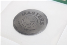 2024 Masters Tournament Logo Berckmans Place Silver Steel Ball Mark