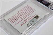 1986 Masters Series Badge #X8383 PSA Grade 10 #75553045