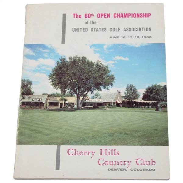 1960 US Open at Cherry Hills CC Program - Arnold Palmer Win
