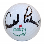 Arnold Palmer Signed Masters Logo Golf Ball JSA ALOA