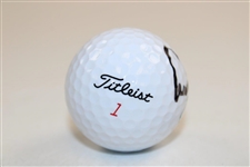 Arnold Palmer Signed Masters Logo Golf Ball JSA ALOA