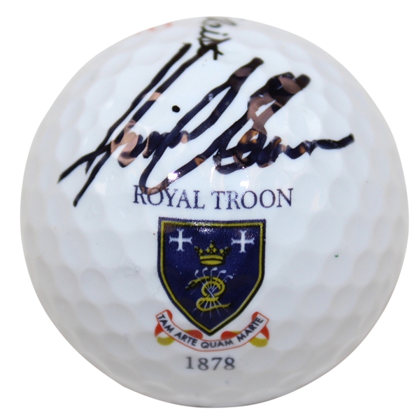 Henrik Stenson Signed Titleist Royal Troon Logo Golf Ball JSA ALOA