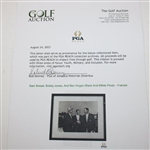 Sam Snead, Bobby Jones, And Ben Hogan Black And White Photo - Framed