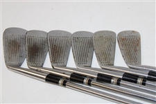 Jack Nicklaus' Personal Game Used Macgregor VIP Irons (2,3,4,6,7,9) & Jack Nicklaus Signed Letter