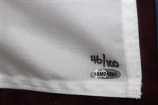 Rory McIlroy Signed 2011 US Open Embroidered Flag Inscribed '1st Major' LTD ED #46/100 UDA #BAM24244