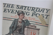 Pair of Saturday Evening Post Matted Covers - November 1922 & August 1925