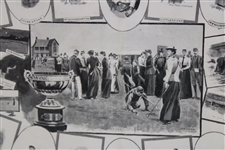 1894 The Ladies Golf Championship at Littlestone Matted Print/Publication