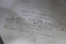 1961 Pinehurst North & South Amateur Runner-Up Gorham Sterling Silver Plate - Dick Chapman