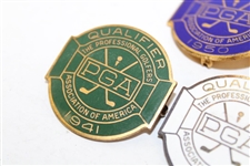 1941, 1944, 1946, 1950 & 1953 PGA Championship Contestant Badges