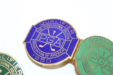 1941, 1944, 1946, 1950 & 1953 PGA Championship Contestant Badges
