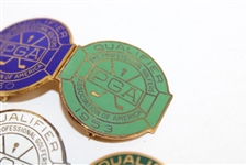 1941, 1944, 1946, 1950 & 1953 PGA Championship Contestant Badges