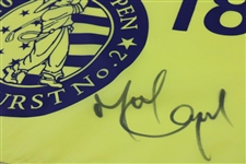 Michael Campbell Signed 2005 US Open at Pinehurst No. 2 Yellow Screen Flag JSA ALOA