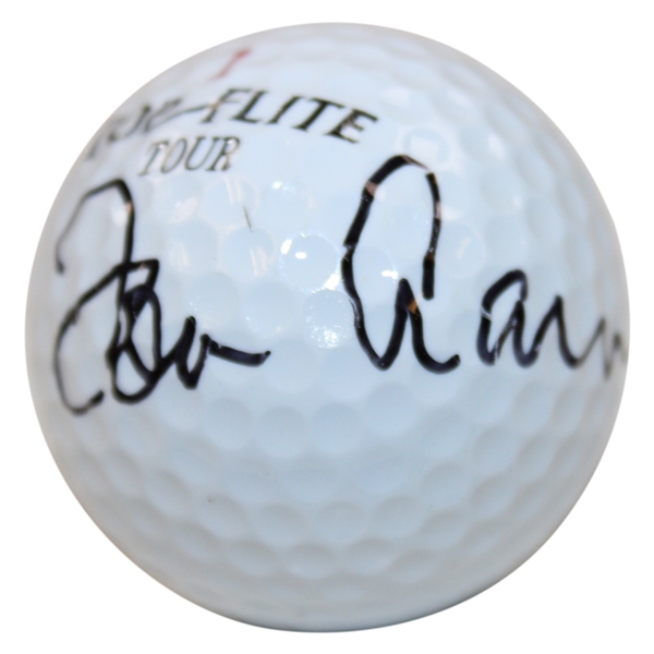 Tommy Aaron Signed ANGC Logo Top-Flite Tour Golf Ball JSA ALOA