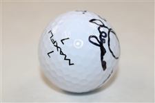 Bernhard Langer Signed Maxfli 7 Logo Golf Ball JSA ALOA