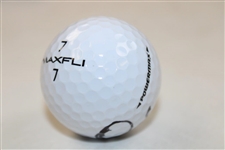 Bernhard Langer Signed Maxfli 7 Logo Golf Ball JSA ALOA