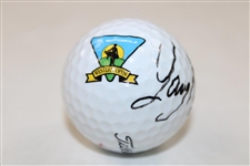 Larry Mize Signed Golf Ball JSA ALOA