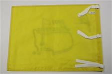 Tiger Woods Signed 2001 Masters Tournament Embroidered Flag JSA ALOA