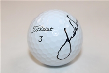 Jordan Spieth Signed Titleist Pro V1 Logo Golf Ball JSA ALOA