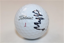 Max Homa Signed Titleist Pro V1x Logo Golf Ball JSA ALOA
