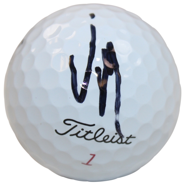 Tom Kim Signed Titleist Pro V1x Logo Golf Ball JSA ALOA