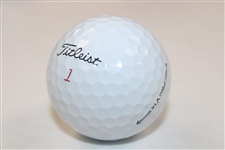 Tom Kim Signed Titleist Pro V1x Logo Golf Ball JSA ALOA