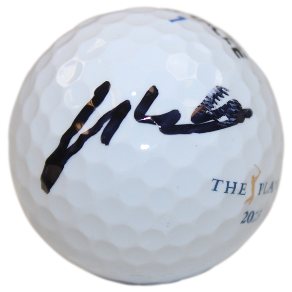 Si Woo Kim Signed 2023 Players Championship Logo Golf Ball JSA ALOA
