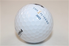 Si Woo Kim Signed 2023 Players Championship Logo Golf Ball JSA ALOA