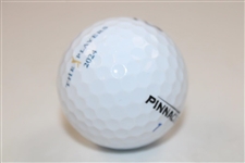 Sam Burns Signed 2024 Players Championship Logo Golf Ball JSA ALOA