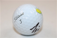Will Zalatoris Signed Masters Logo Pro V1 Golf Ball JSA ALOA