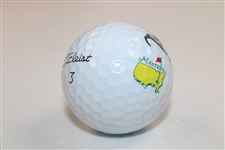 Matthew Fitzpatrick Signed Masters Logo Pro V1 Golf Ball JSA ALOA