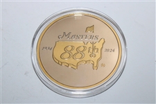 2024 Masters Tournament Ltd Ed Coin #460/750 in Box w/Card - Hole One Tea Olive