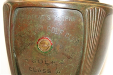 Horace Rawlins 1905 The President's Cup at Cranford CC Tiffany Lamp Trophy