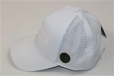 Masters White Raised Lettering Mesh Hat
