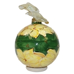 Masters Tournament Ceramic Holiday Ornament Green Goldenbell in Box