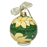 Masters Tournament Ceramic Holiday Ornament Green Goldenbell in Box