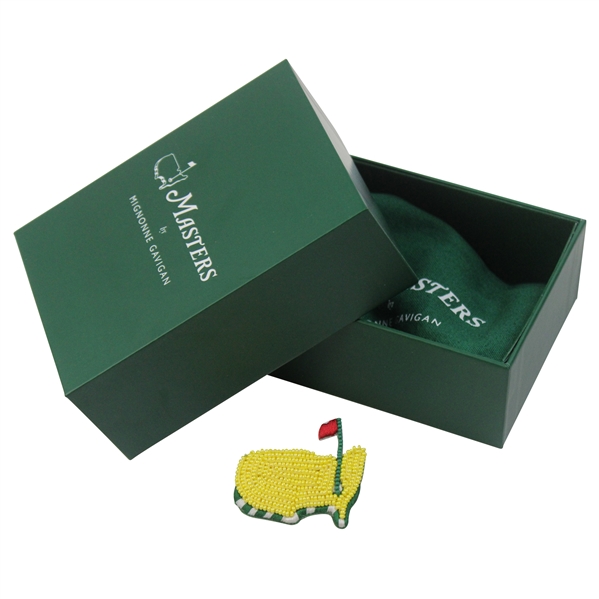 Masters Tournament Mignonne Gavigan Masters Logo Brooch in Original Bag/Box