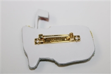 Masters Tournament Mignonne Gavigan Masters Logo Brooch in Original Bag/Box